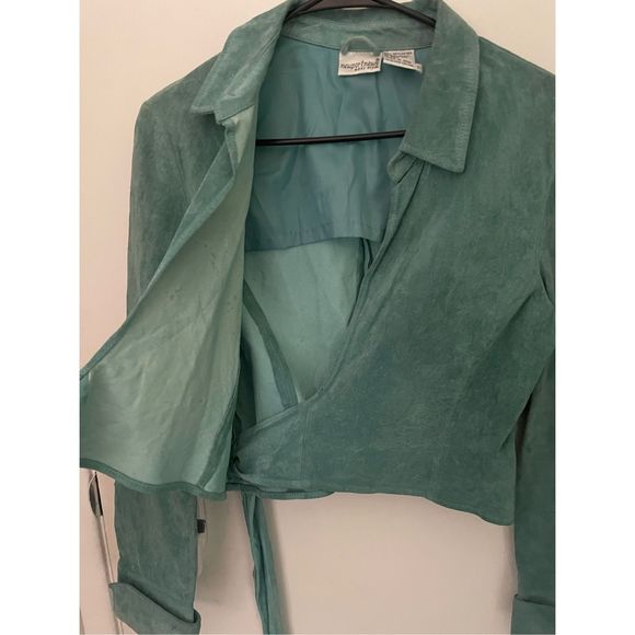 Vintage Leather wrap jacket - Picture 2 of 9